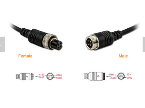 M12 4pin кабельный адаптер для соединителя камер видеонаблюдения женский на мужского / женский Y разделитель кабеля